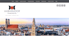 Desktop Screenshot of ambassador-parkhotel.de